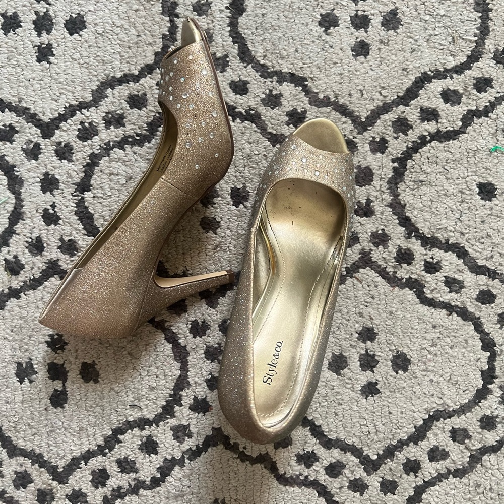 Stylish Style & Co. classy shoes. Getting dressed up going out on the town.
